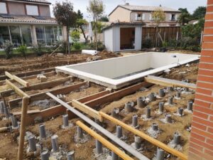 Ossature et création d’une terrasse en bois à Pibrac