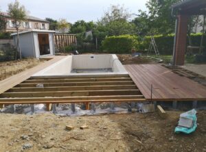 Ossature et création d’une terrasse en bois à Pibrac