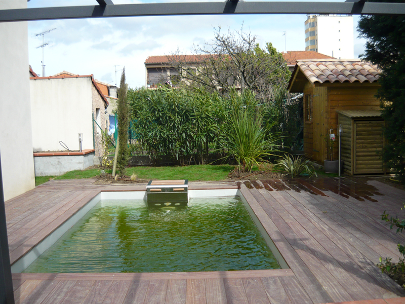Pose de terrasse en bois